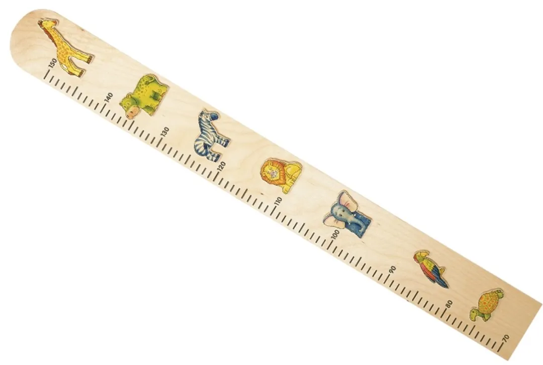 Goki Houten Meetlat Wilde Dieren Multicolor