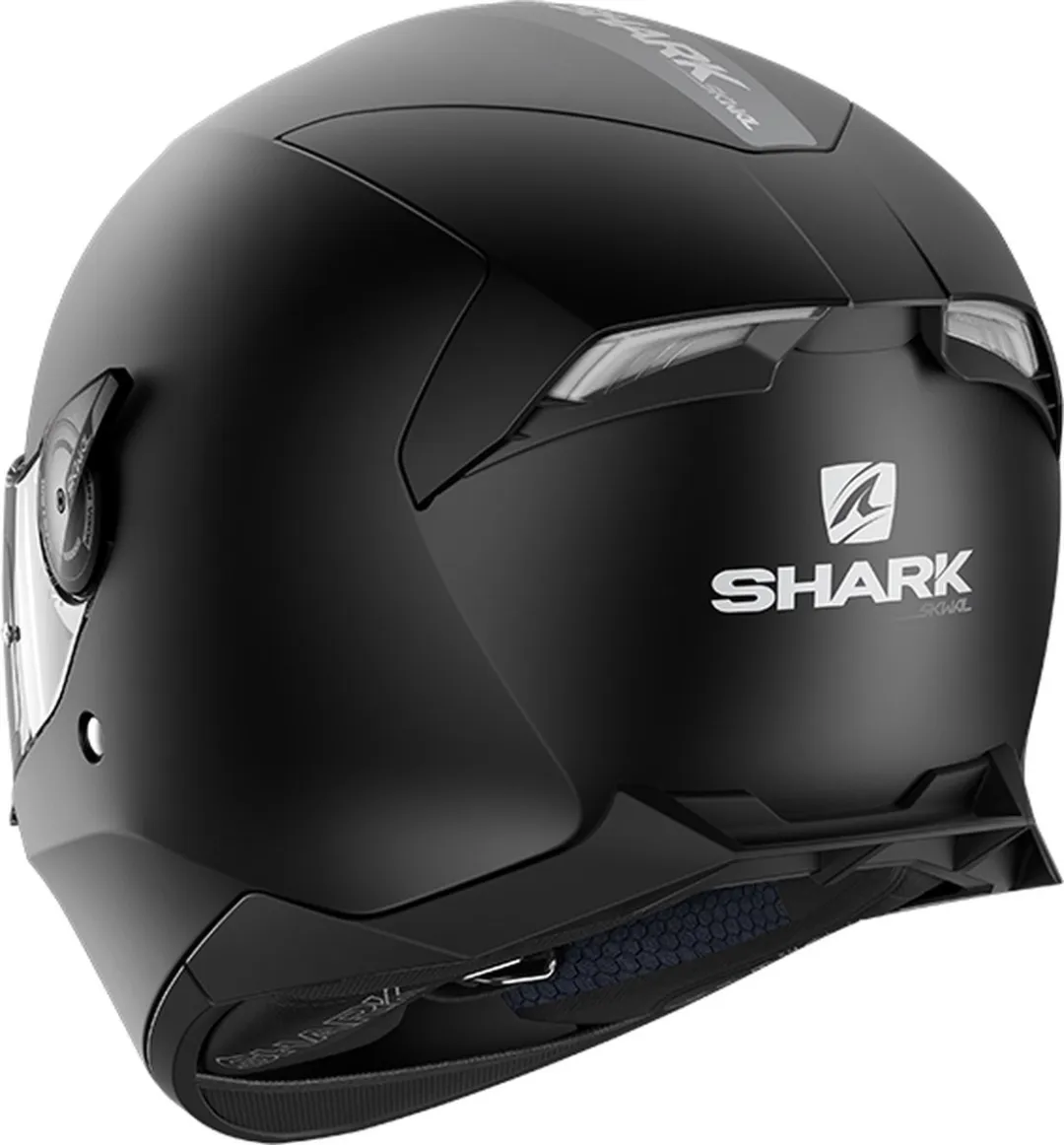 Shark Skwal 2.2 Blank Motorhelm - XS - Mat Zwart