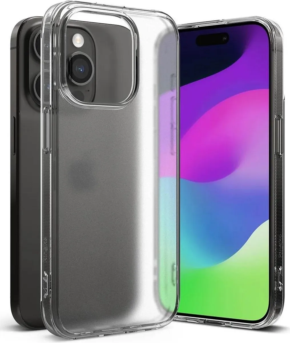 Ringke Fusion Matte Transparant Hoesje iPhone 15 Pro Max