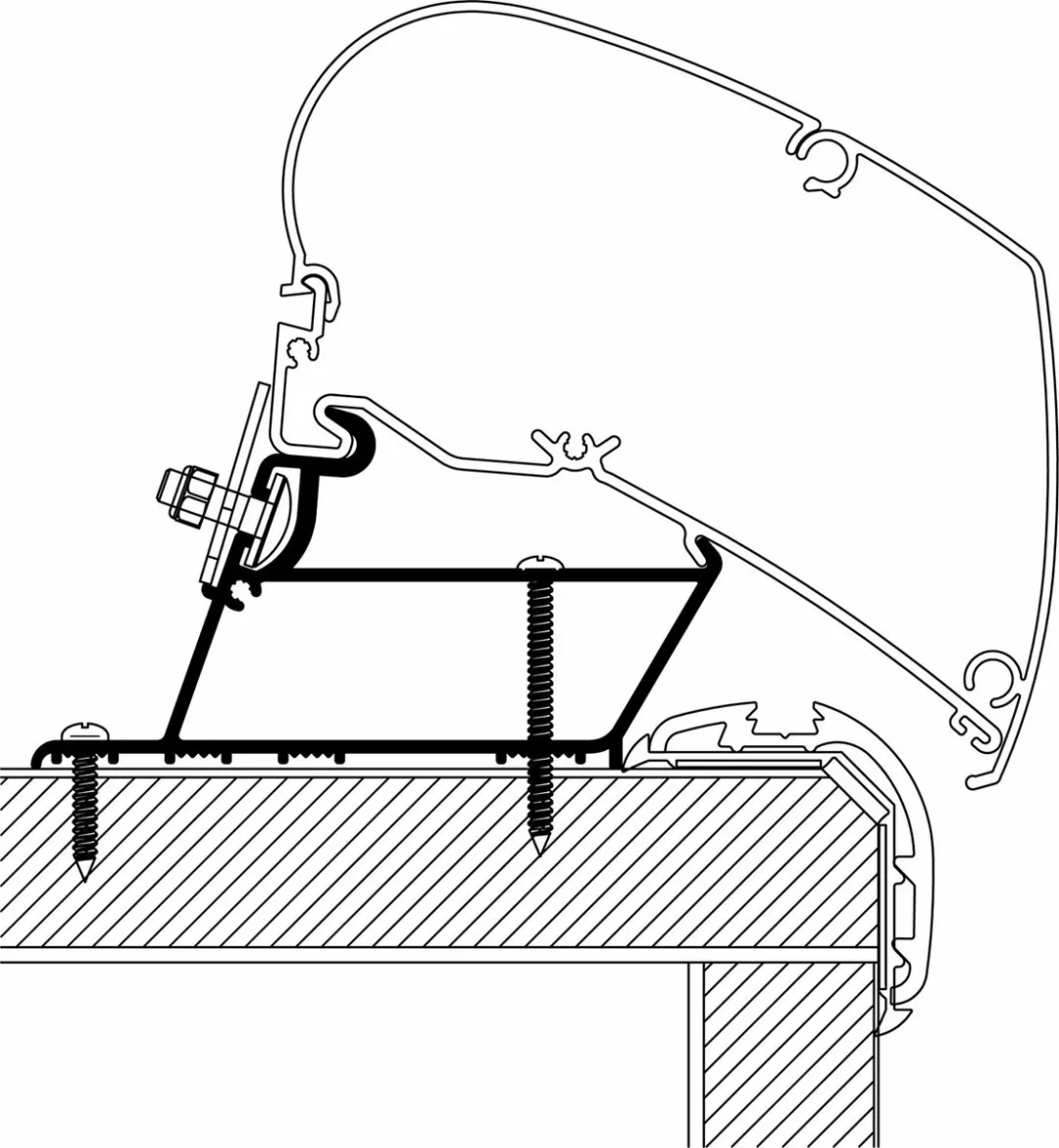 Thule Luifel Adapter Malibu 4,5m