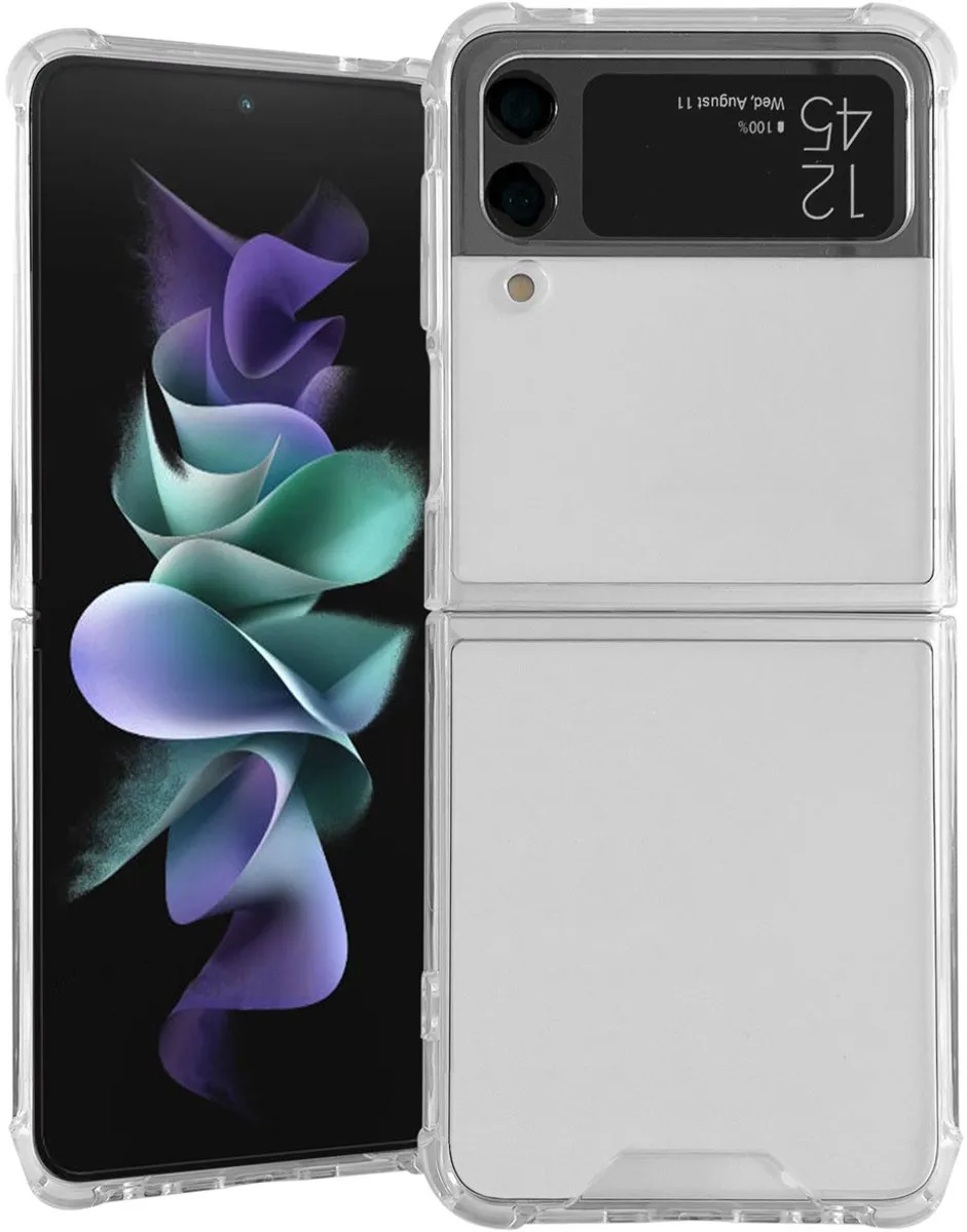 Accezz Hoesje Samsung Galaxy Z Flip 4 - Transparant