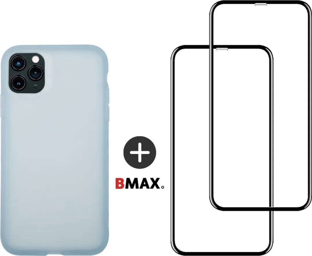 BMAX iPhone 11 Pro Max Telefoonhoesje Lichtblauw