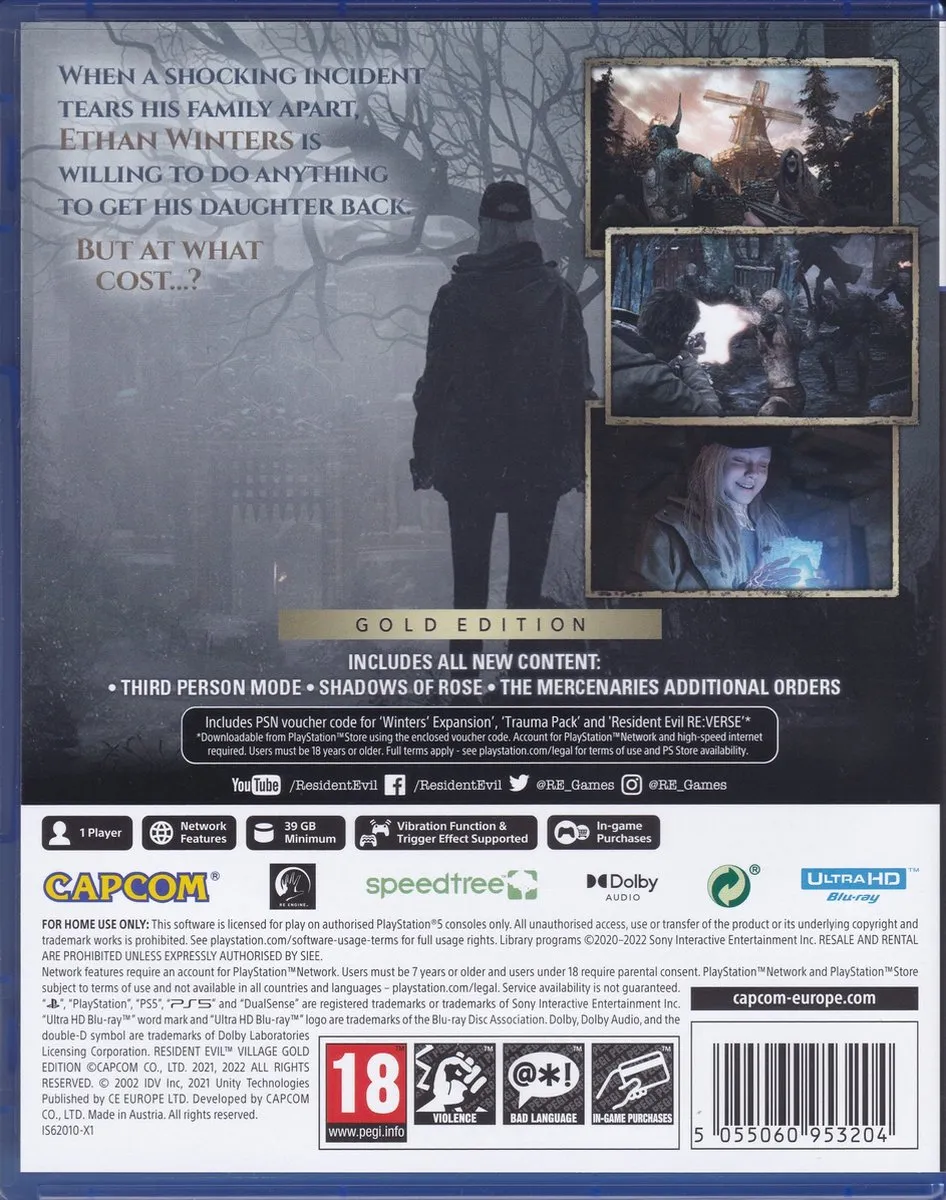 Capcom Resident Evil Village Gold Edition
