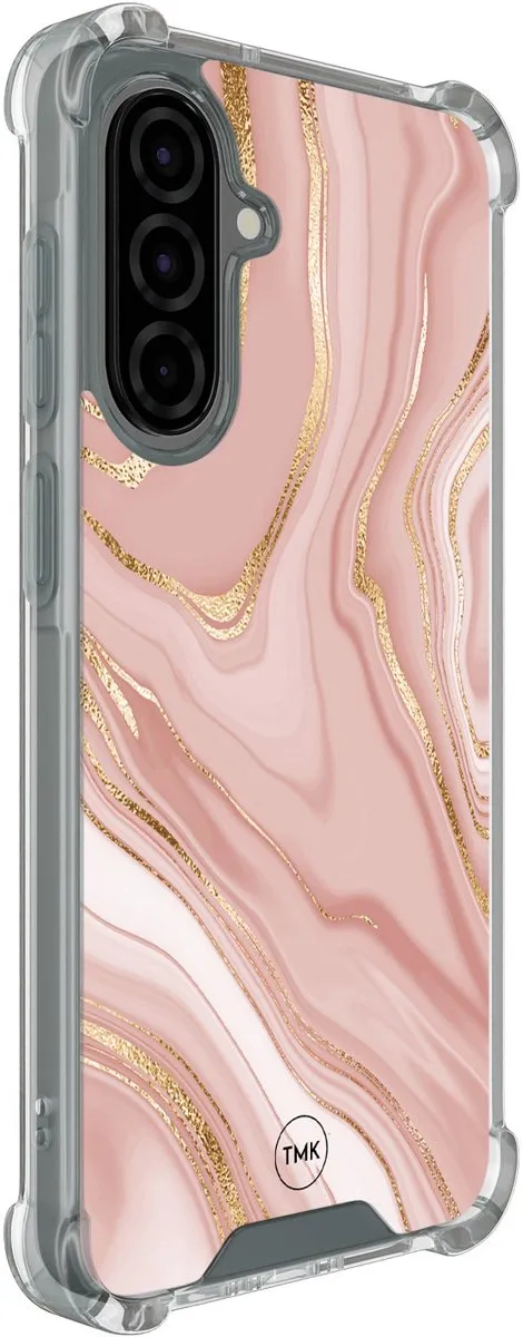 Casevibes Shockproof Hoesje Samsung Galaxy A36 - Roze Marble - S/A36/S/005