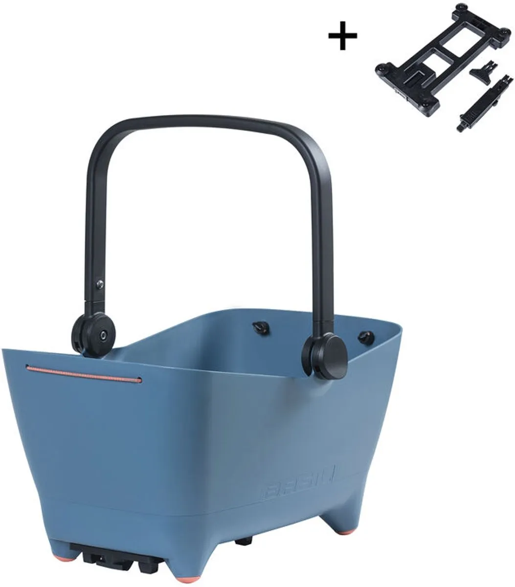 Basil Buddy Hondenfietsmand Achterop - 32L - Blauw