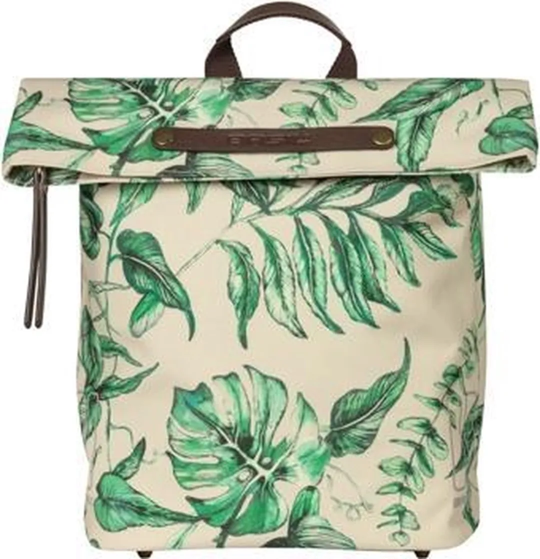 Basil Ever-Green Enkele Fietstas 19L - Gerecycled PET - Beige