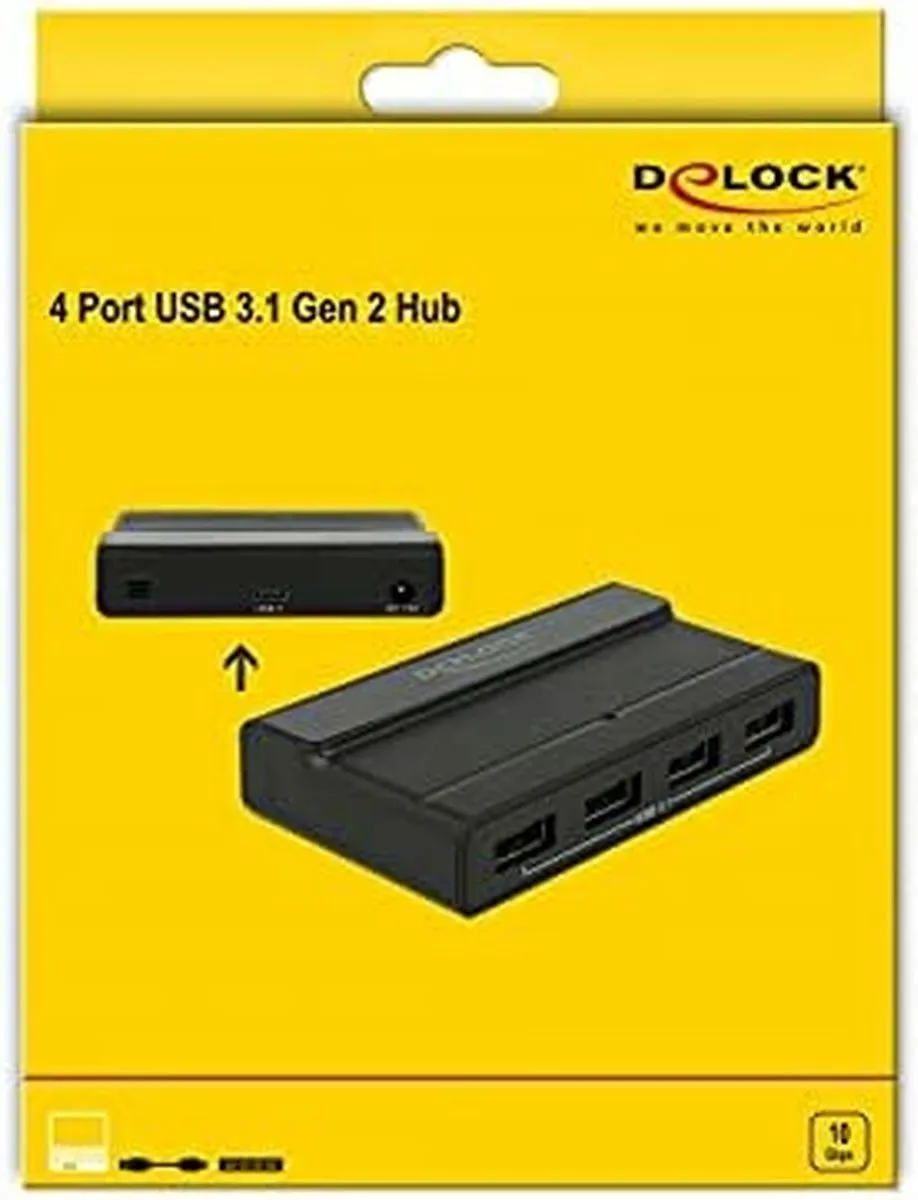Delock USB Hub 64053 - 5 Poorten - Zwart