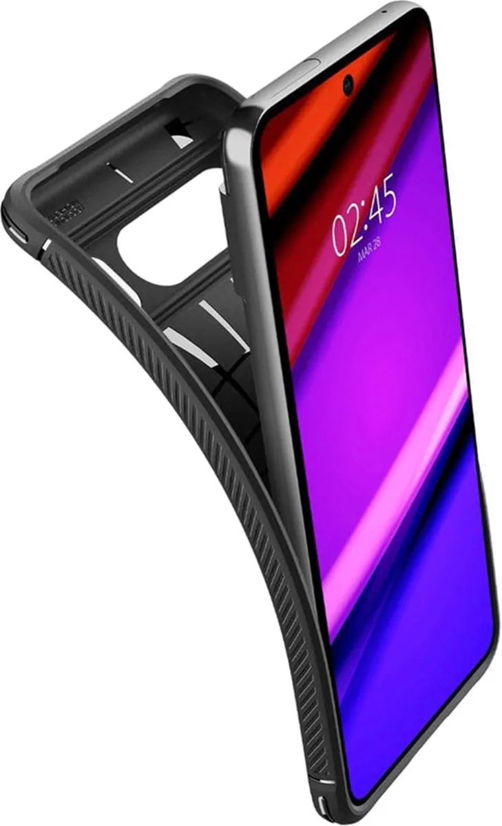 Spigen Rugged Armor ACS06314 Hoesje - Google Pixel 8 Pro - Zwart - afbeelding 6 van 6