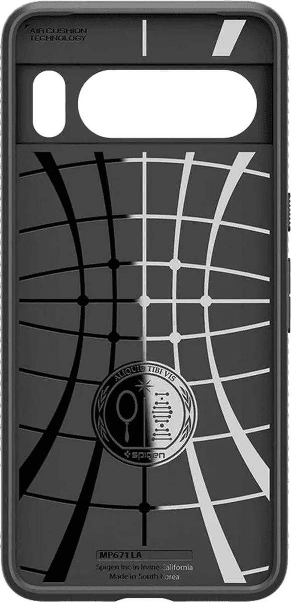 Spigen Rugged Armor ACS06314 Hoesje - Google Pixel 8 Pro - Zwart