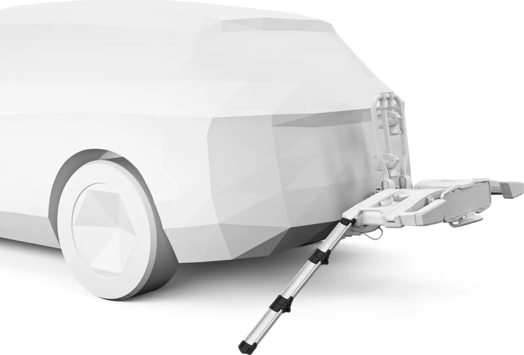 Thule Easyfold XT 933400/933401 Oprijgoot - Aluminium - Zilver