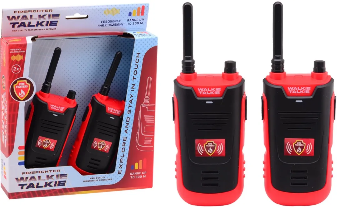Johntoy Walkie Talkie Brandweer 300m