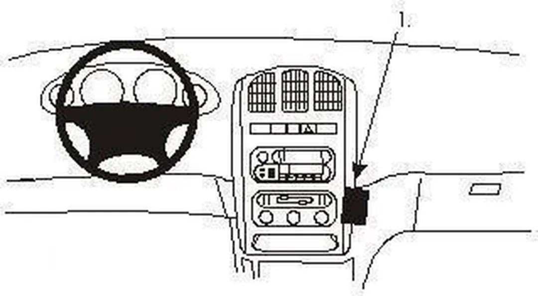 Brodit ProClip 852895 Chrysler Voyager Houder