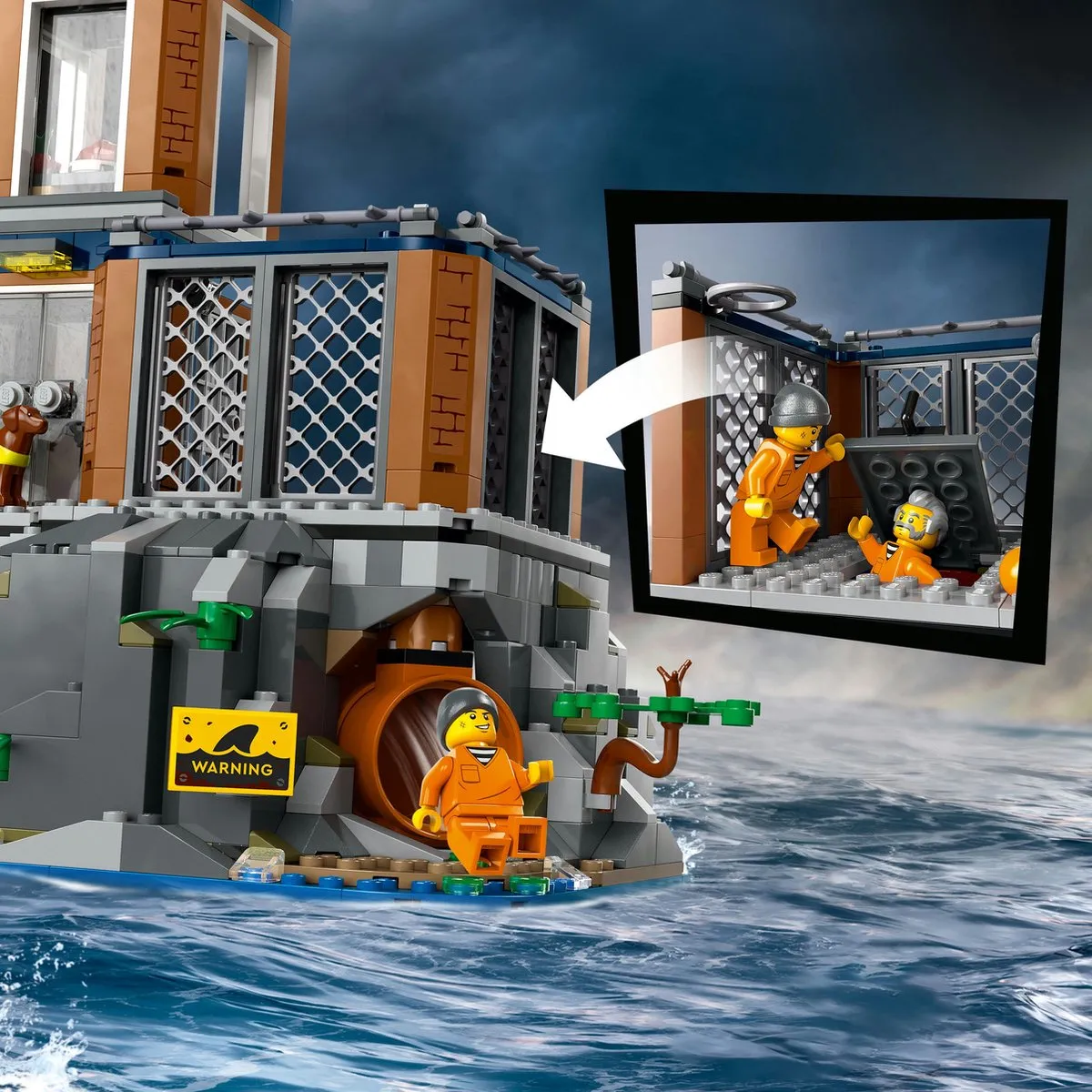 LEGO City Politiegevangeniseiland 60419 - 7 Minifiguren