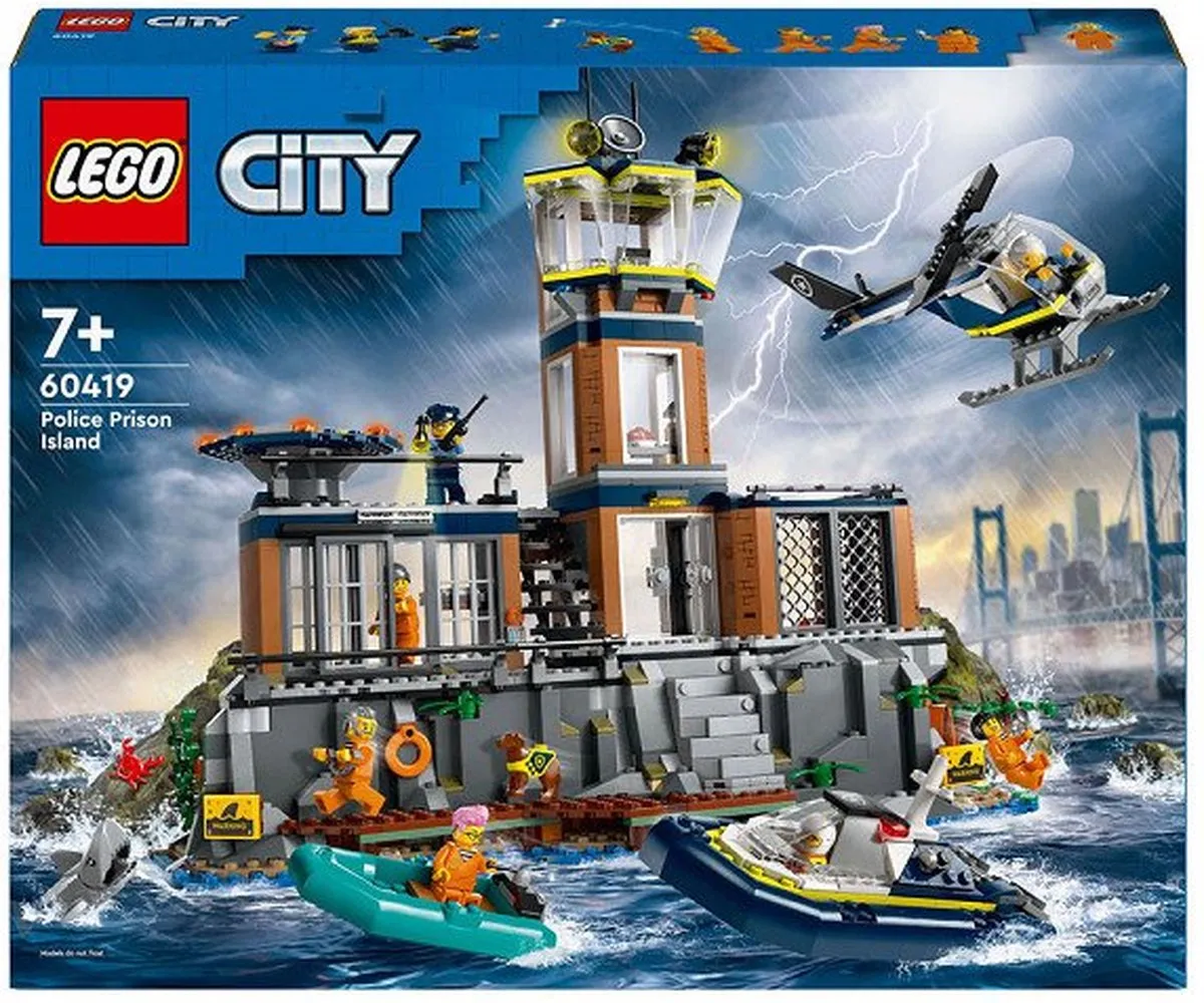 LEGO City Politiegevangeniseiland 60419 - 7 Minifiguren