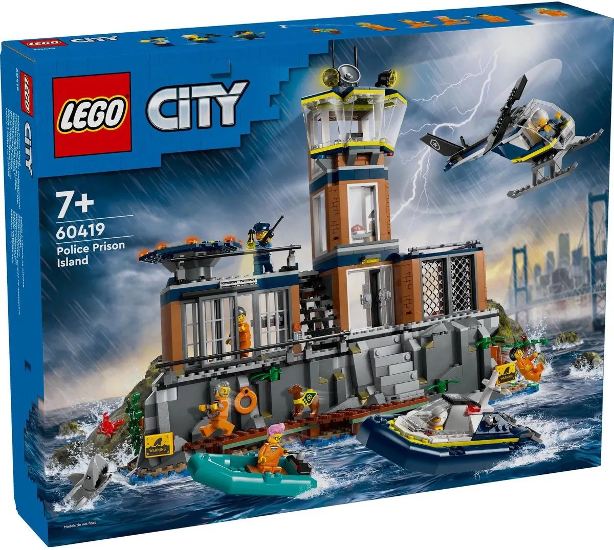 LEGO City Politiegevangeniseiland 60419 - 7 Minifiguren