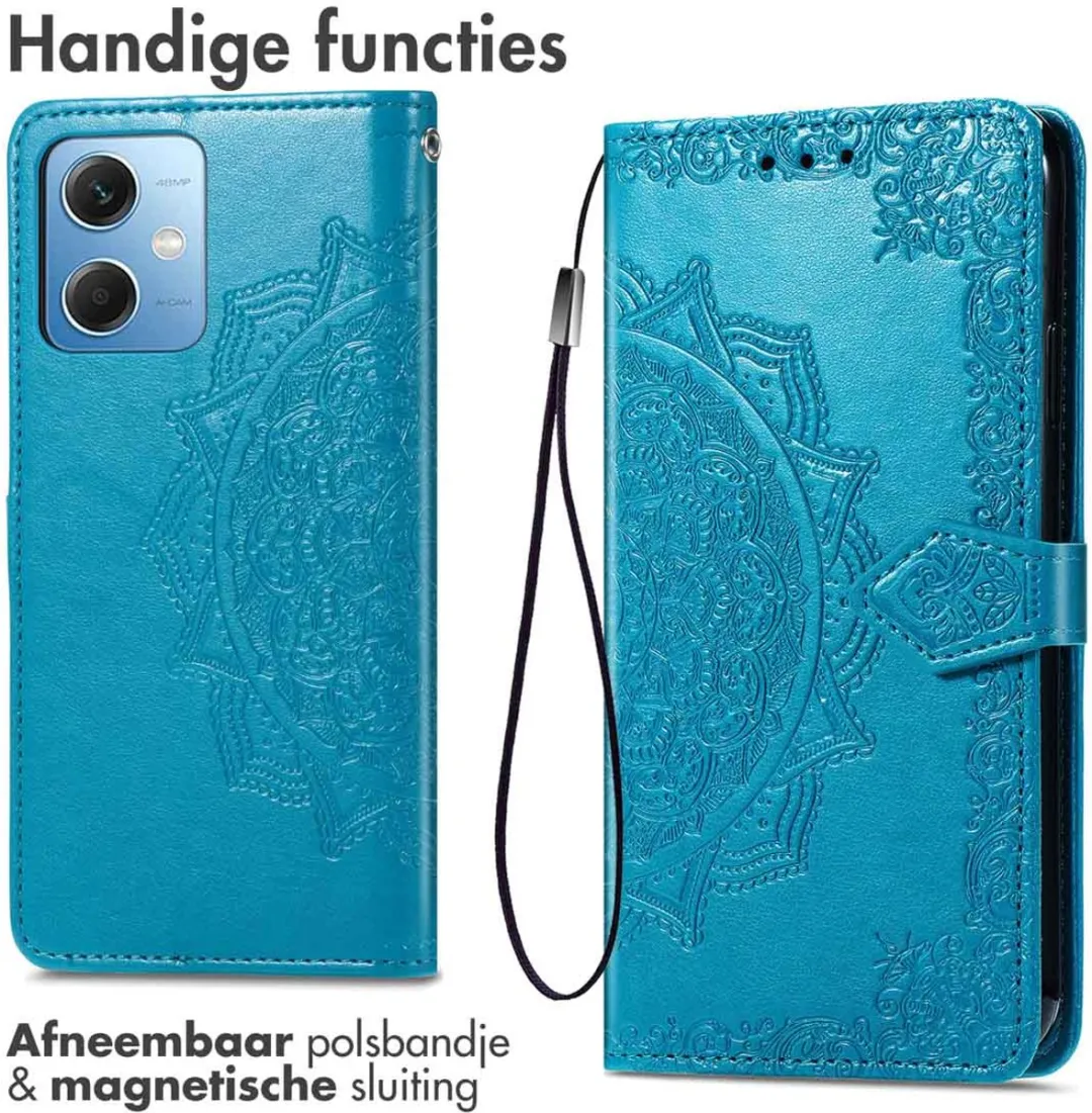 Imoshion Hoesje Xiaomi Redmi Note 12 - Turquoise - 3 Pasjes