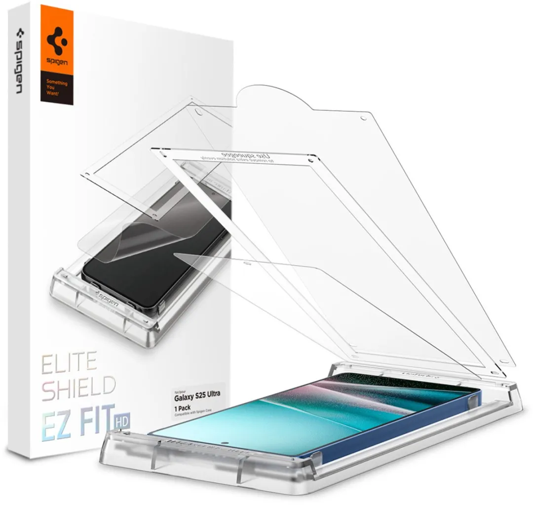 Spigen EliteShield EZ Fit Screenprotector Samsung Galaxy S25 Ultra - 1 Stuk