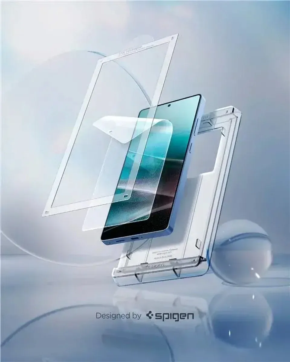 Spigen EliteShield EZ Fit Screenprotector Samsung Galaxy S25 Ultra - 1 Stuk