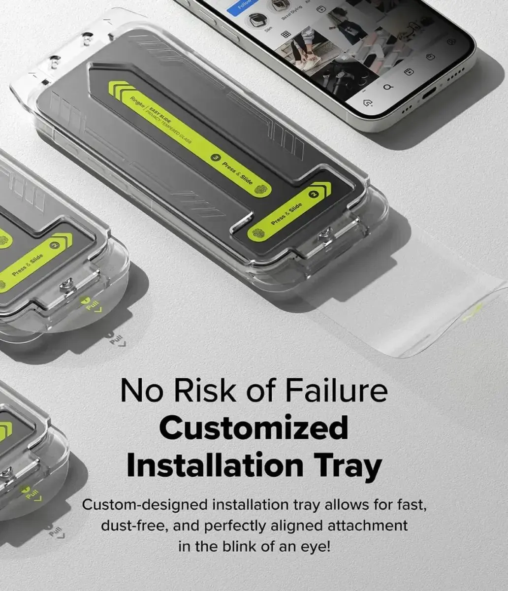 Ringke Easy Slide Privacy Screen Protector iPhone 13/14/16e - 2 Stuks