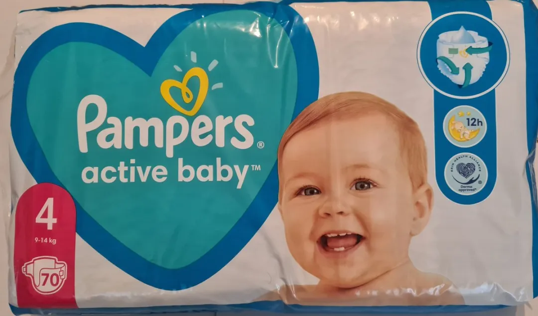 Pampers Active Baby Luiers Maat 4 - 70 Stuks