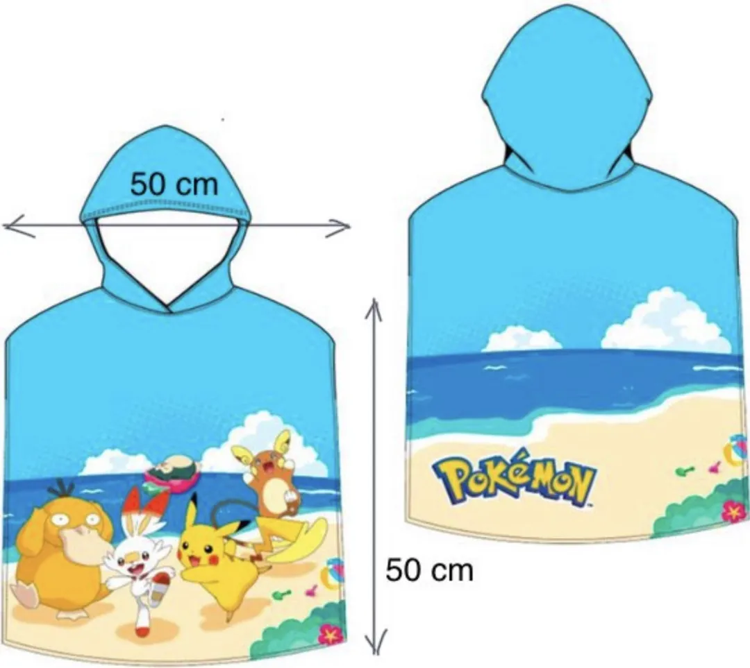 Pokémon Badponcho - 50x100cm Multi