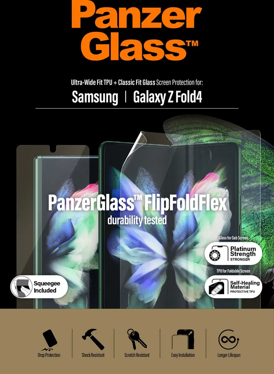 PanzerGlass Samsung Galaxy Z Fold4 Glazen + TPU Beschermer - afbeelding 6 van 6