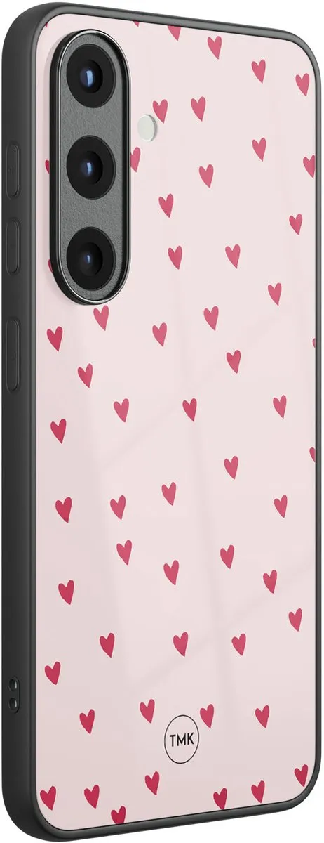 Casevibes Samsung Galaxy S25 Hoesje - Roze Cute Hearts