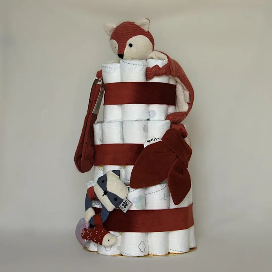 Pampers Luiertaart Vos Knuffeldoek