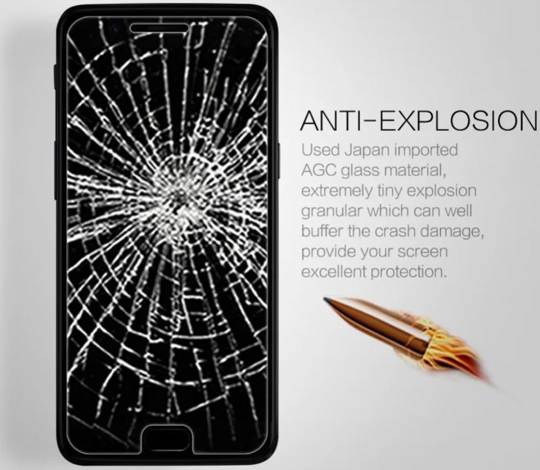 Nillkin Amazing H+ PRO Tempered Glass OnePlus 5 - 9H - 1 Stuk - afbeelding 6 van 6