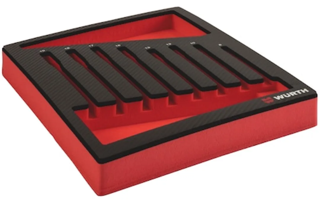 Würth Systeeminlay 4.4.1 Multi Ratelringsteeksleutel - Rood/Zwart - afbeelding 2 van 3