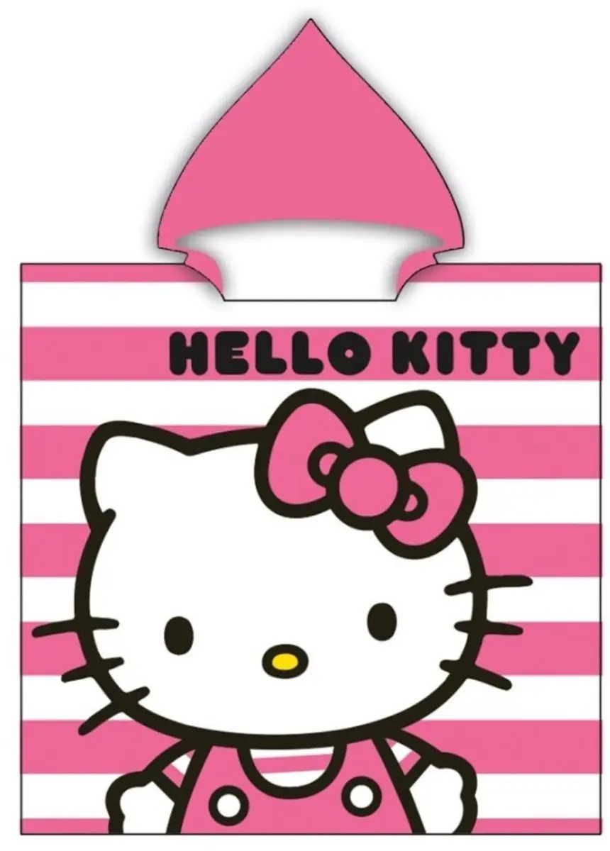 Hello Kitty Poncho - One Size - Multi Color