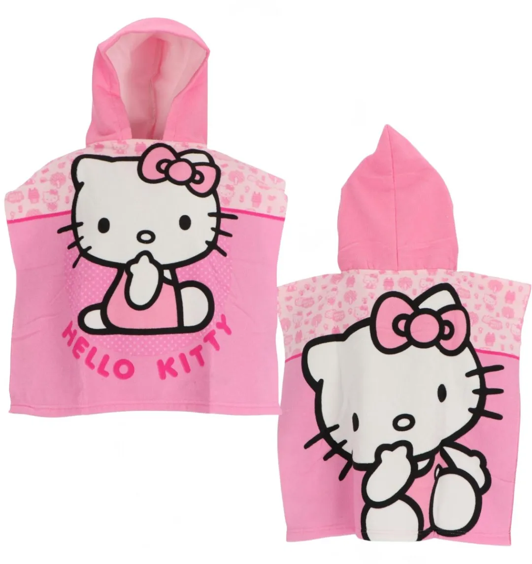 Hello Kitty Poncho - One Size - Multi Color
