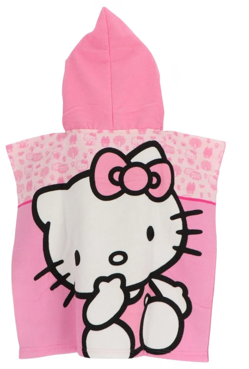 Hello Kitty Poncho - One Size - Multi Color