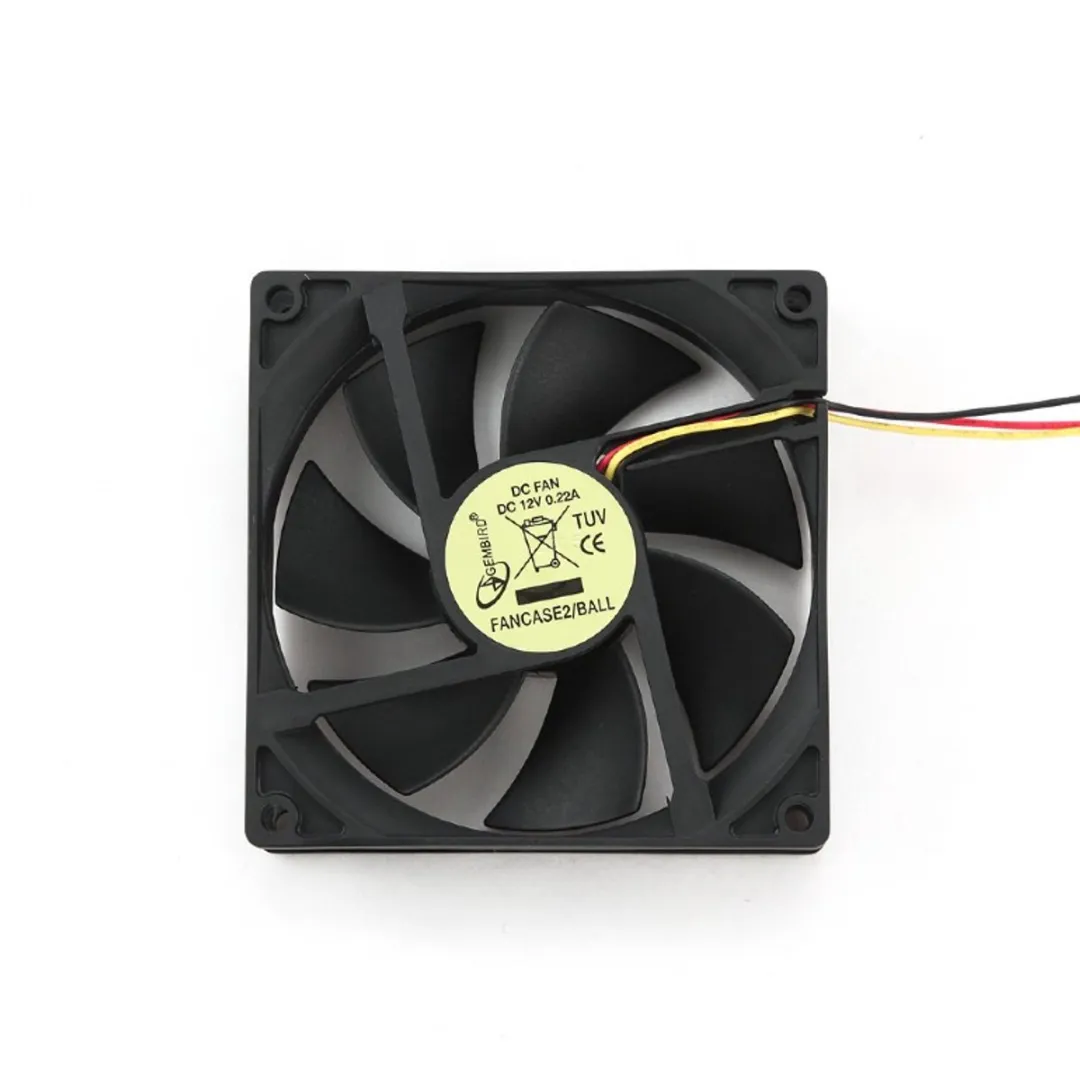 Gembird FANCASE2/BALL PC Ventilator 92x92x25mm - Zwart