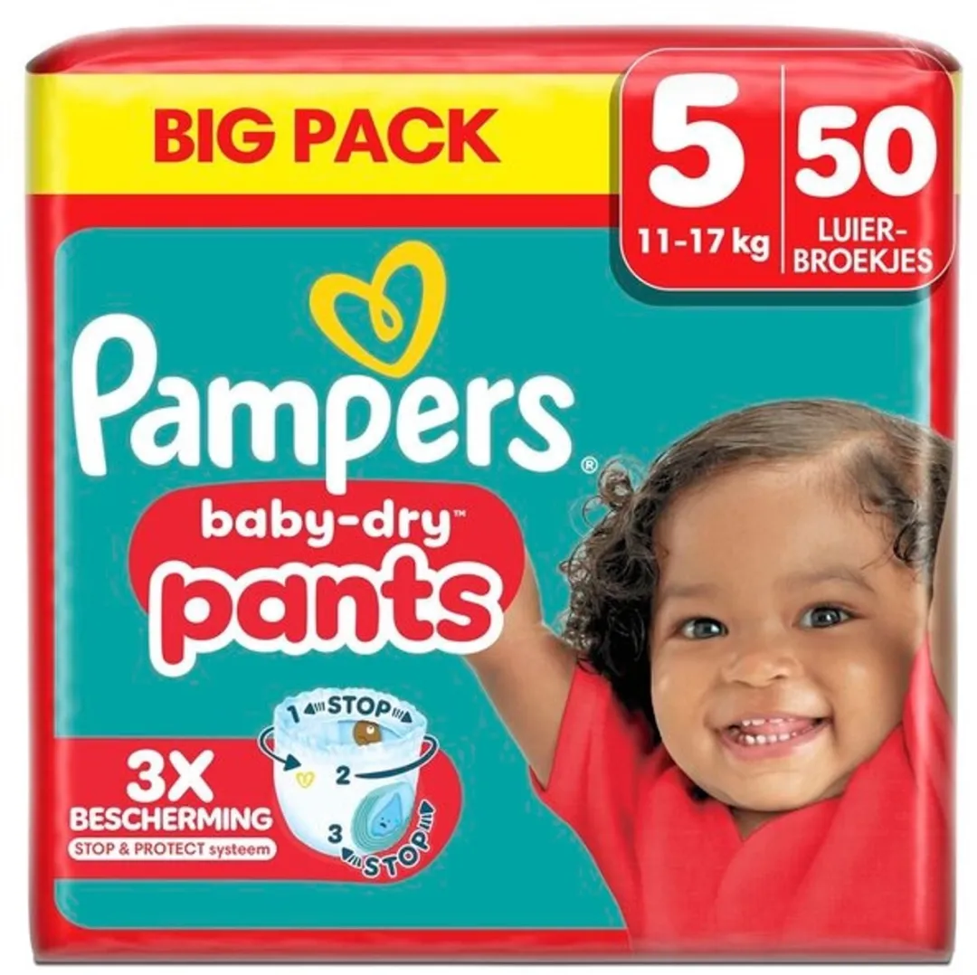 Pampers Baby-Dry Pants Maat 5 Luierbroekjes 50 Stuks