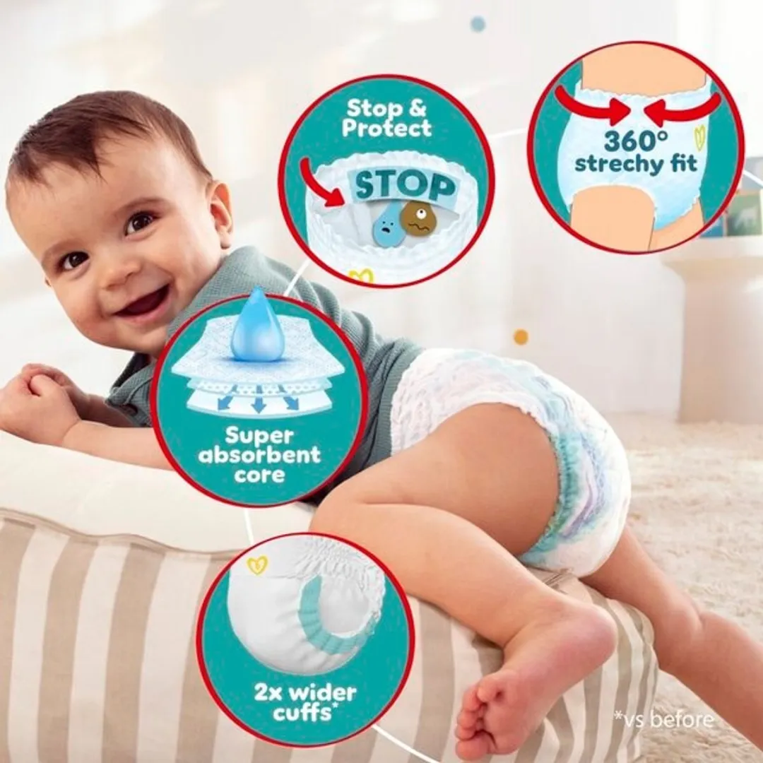 Pampers Baby-Dry Pants Maat 5 Luierbroekjes 50 Stuks