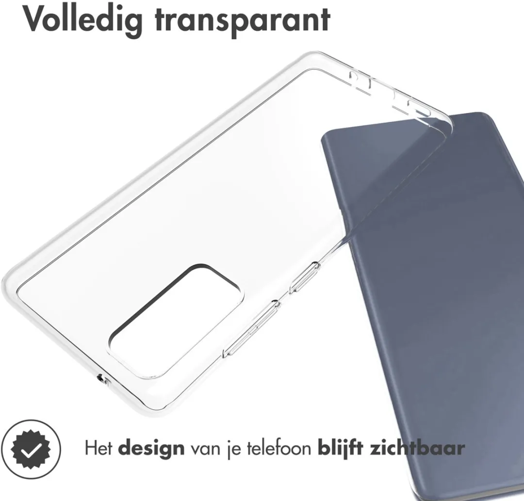 Accezz Hoesje Samsung Galaxy S20 FE - Transparant