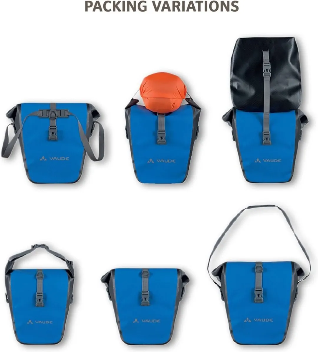 Vaude Aqua Back Single Achterzak 24L - Lava