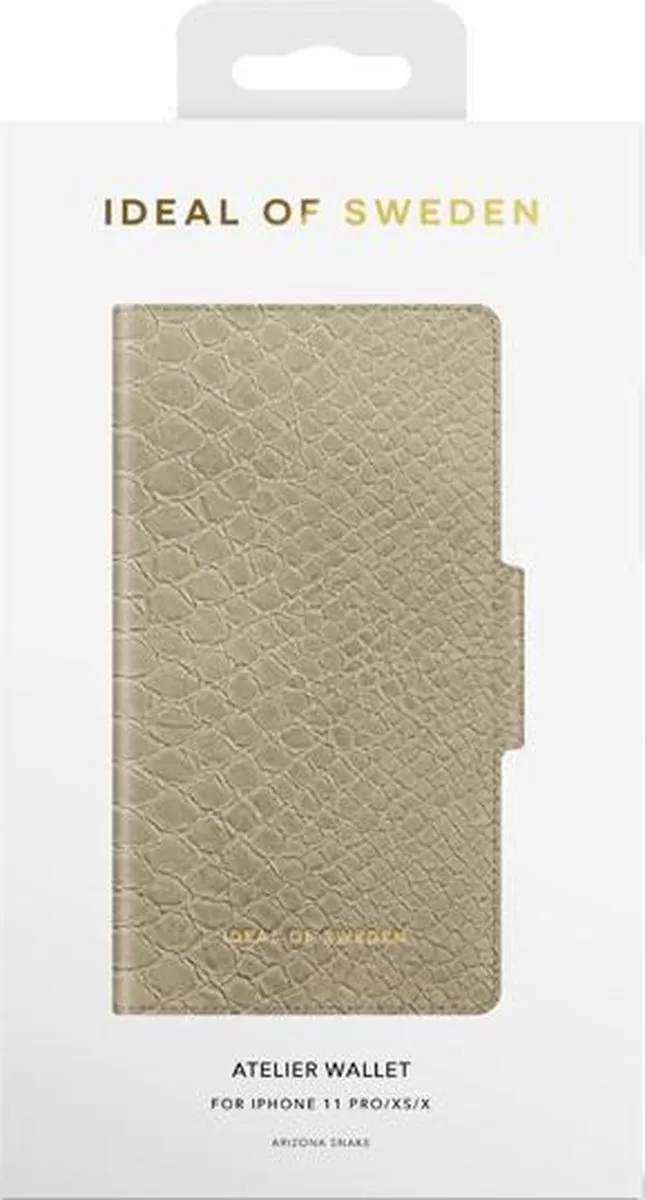 iDeal of Sweden Atelier Wallet iPhone 11 Pro/XS/X - Arizona Snake - IDAW-I1958-225 - afbeelding 5 van 6