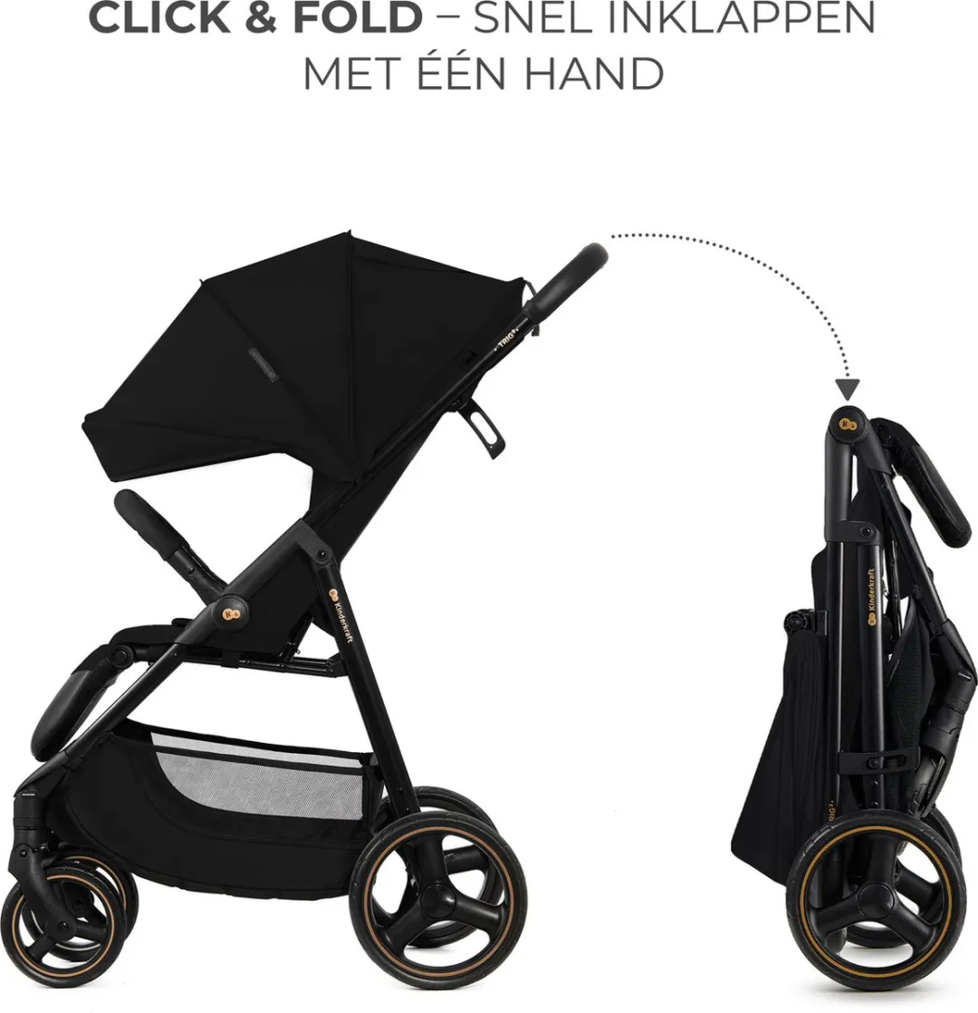 KinderKraft TRIG 3 Buggy - Zwart