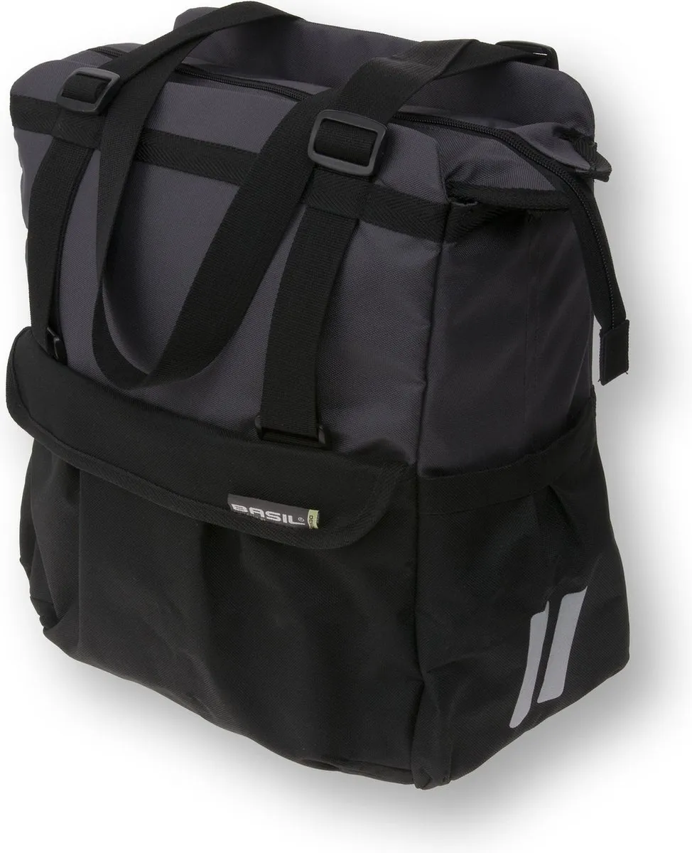 Basil Shopper Enkele Fietstas - 20L - Zwart