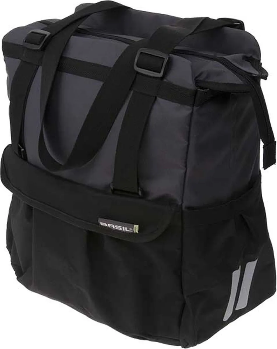 Basil Shopper Enkele Fietstas - 20L - Zwart