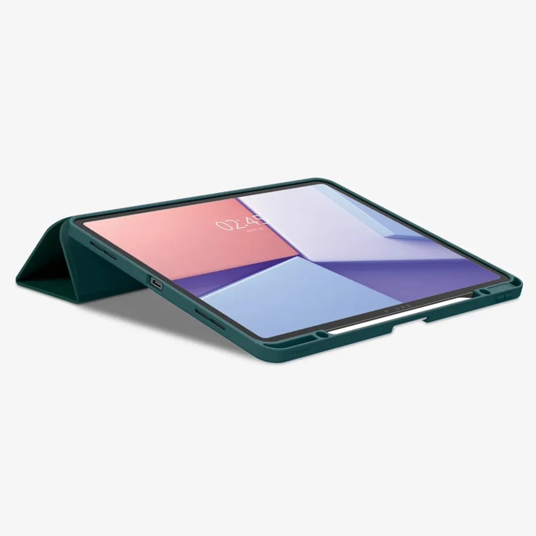 Spigen Urban Fit Bookcase ACS07755 voor iPad Air 11 - Midnight Green