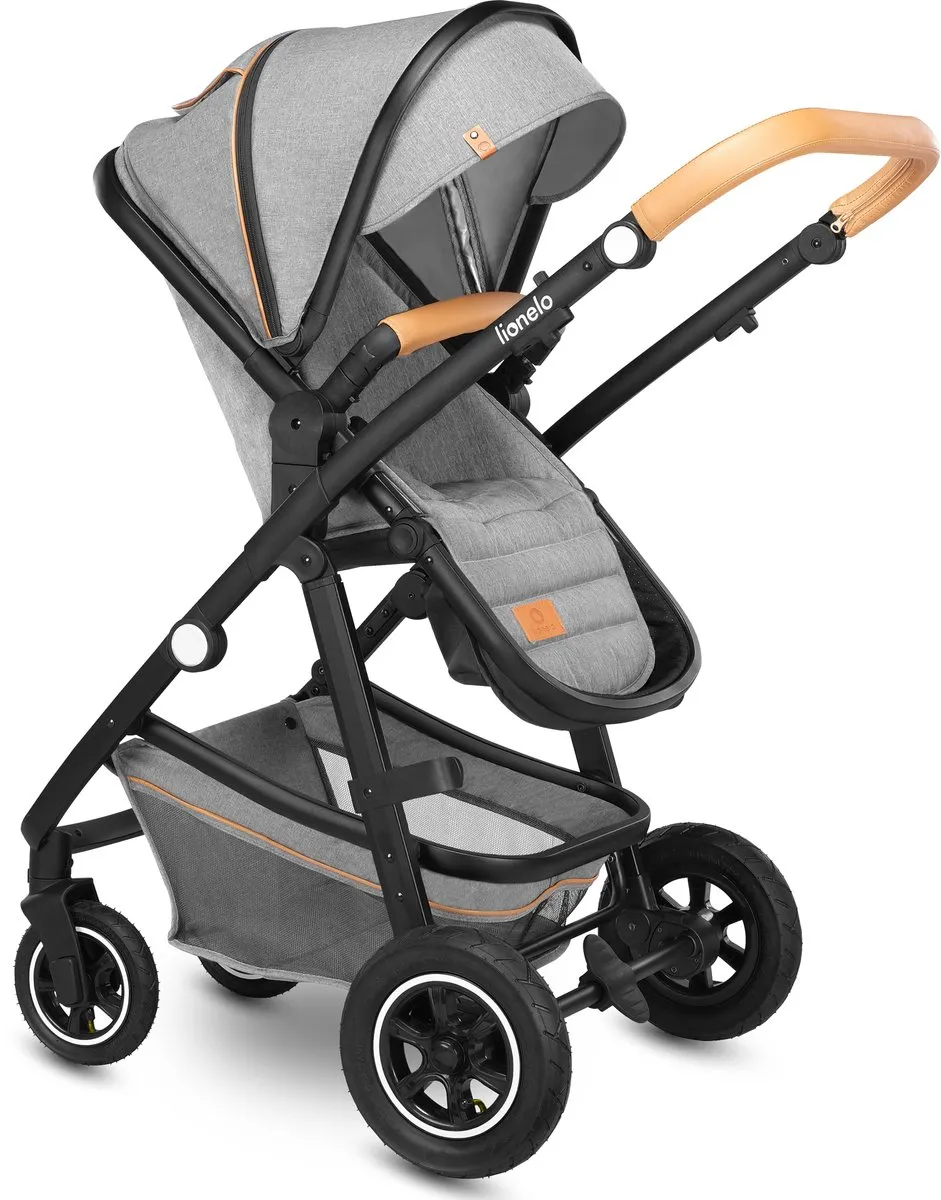 Lionelo Amber 2in1 Kinderwagen 22kg - Grijs - All-terrain
