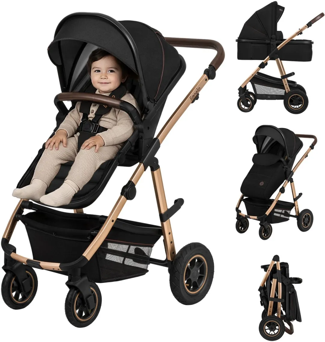 Lionelo Amber 2in1 Kinderwagen 22kg - Grijs - All-terrain