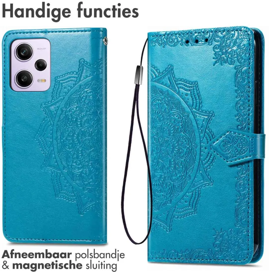 Imoshion Hoesje Xiaomi Redmi Note 12 Pro - 3 Pasjes - Turquoise