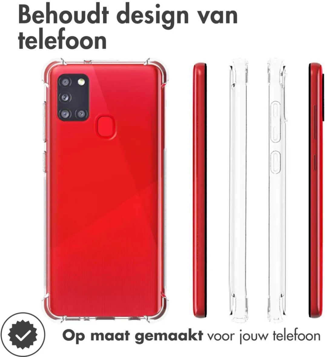 Imoshion Hoesje Samsung Galaxy A21s - Shockproof Transparant