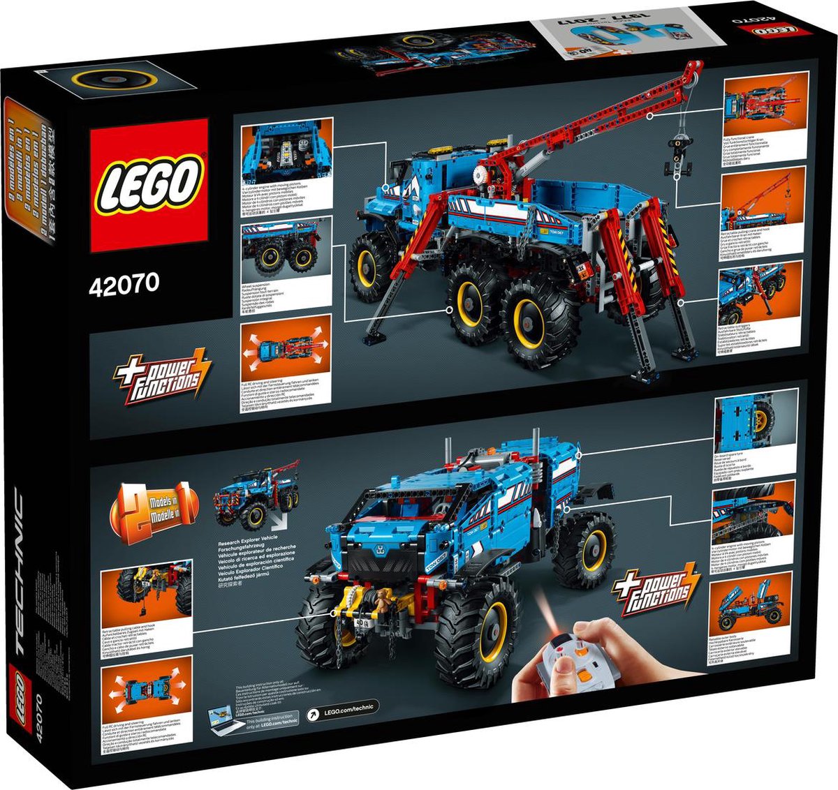 LEGO Technic 6x6 Allterrain-sleepwagen - 42070