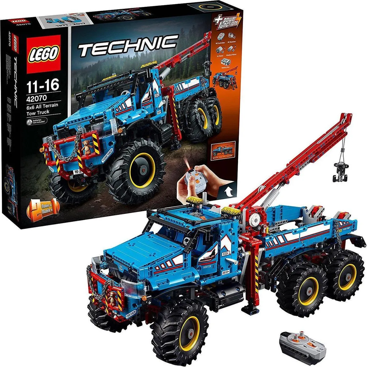 LEGO Technic 6x6 Allterrain Sleepwagen 42070 - 1862 Stukken
