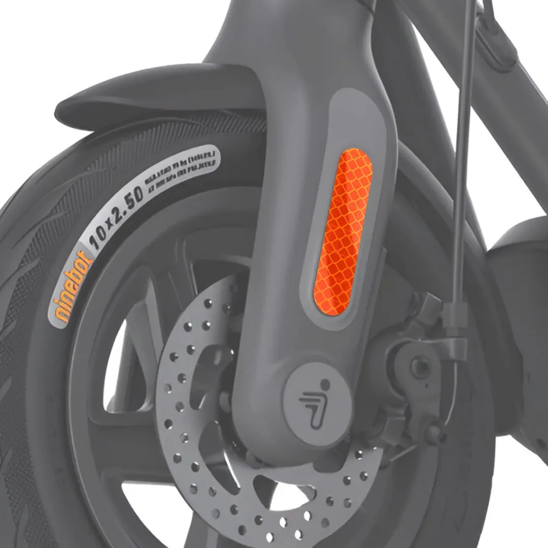 Segway Ninebot Reflecterende Stickers Vork Cover F-serie - Oranje